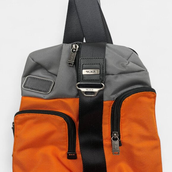 Tumi Alpha Bravo Monterey Sling Gray Orange One Size 22318goh Bag Backpack - Picture 4 of 14